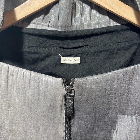 Annette Gortz Germany Dixi Jacket Size 42 Size Large Gray Color Check Minimalism - Picture 7 of 16